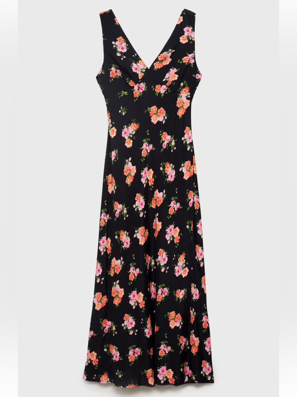 MNG Long Floral Dress